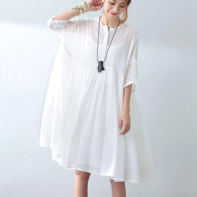 Baggy White Cotton Dress Oversize High Waist Caftans Women Two Pieces Maxi Dresses Stylish Boho Maxi Dress Baggy White Cotton Dress Oversize High Waist Caftans Women Two Pieces Maxi Dresses Stylish Boho Maxi Dress