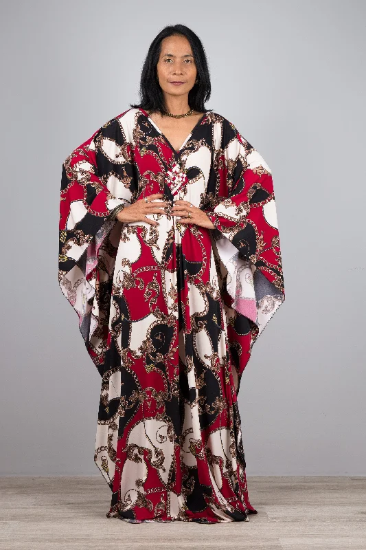 Boho Kaftan Frock Dress, Halston style maxi dress, Resort kaftan dress Classic V-Neck Maxi Dress Boho Kaftan Frock Dress, Halston style maxi dress, Resort kaftan dress Classic V-Neck Maxi Dress