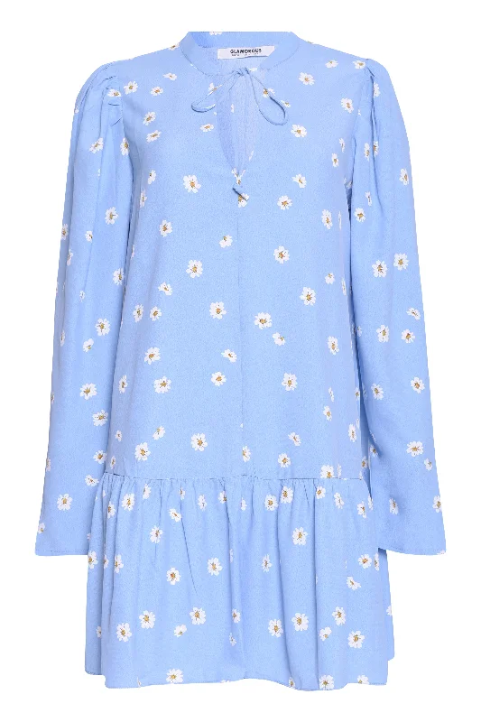 Glamorous Blue Spaced Floral Tie Neck Shift Mini Dress Stylish Puff Sleeve Mini Dress Glamorous Blue Spaced Floral Tie Neck Shift Mini Dress Stylish Puff Sleeve Mini Dress