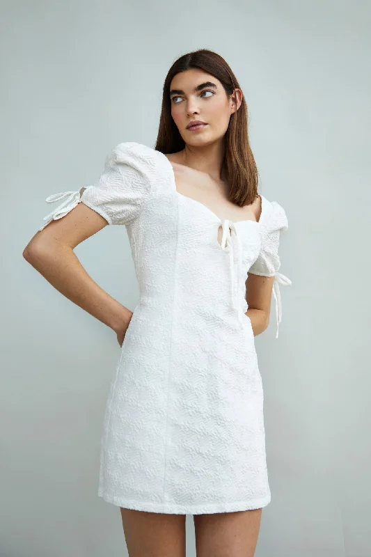 Glamorous Collection Puff Sleeve Mini Dress with Tie Detail Trendy Wraparound Mini Dress Glamorous Collection Puff Sleeve Mini Dress with Tie Detail Trendy Wraparound Mini Dress