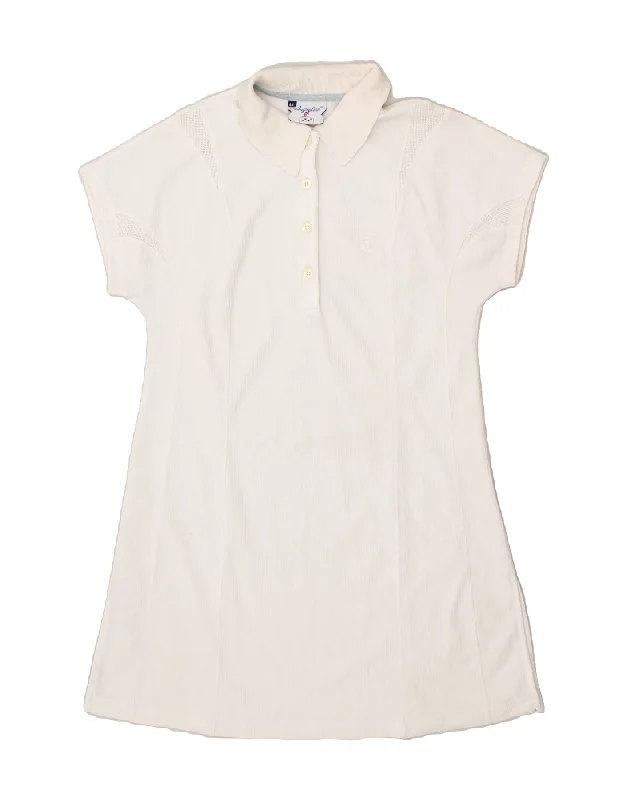 AUSTRALIAN L'ALPINA Womens Tennis Dress IT 44  Medium White Polyester