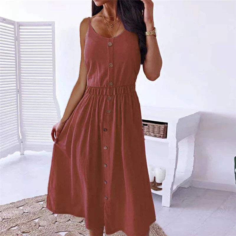 2024 Vintage Boho Party Elegant Knitted Female Evening Midi Dress Stylish Silk Midi Dress