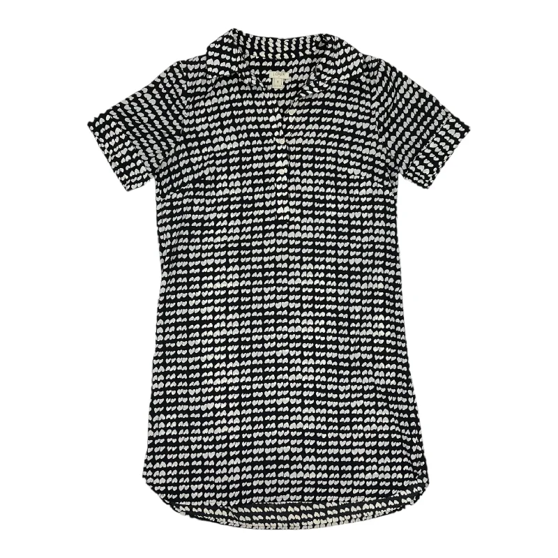 BLACK & CREAM J. CREW DRESS WORK, Size 4