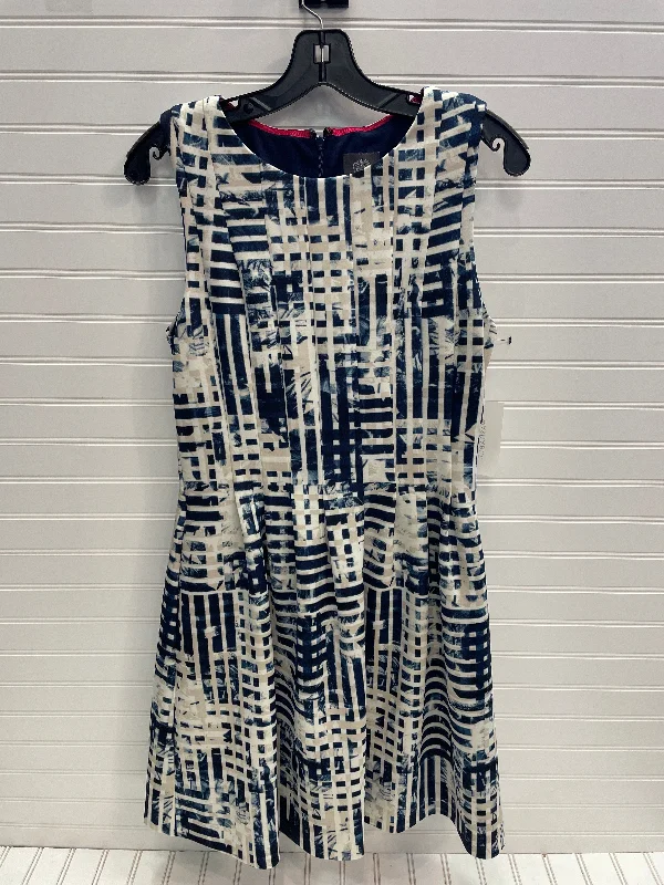Blue & Grey Dress Work Vince Camuto, Size 10