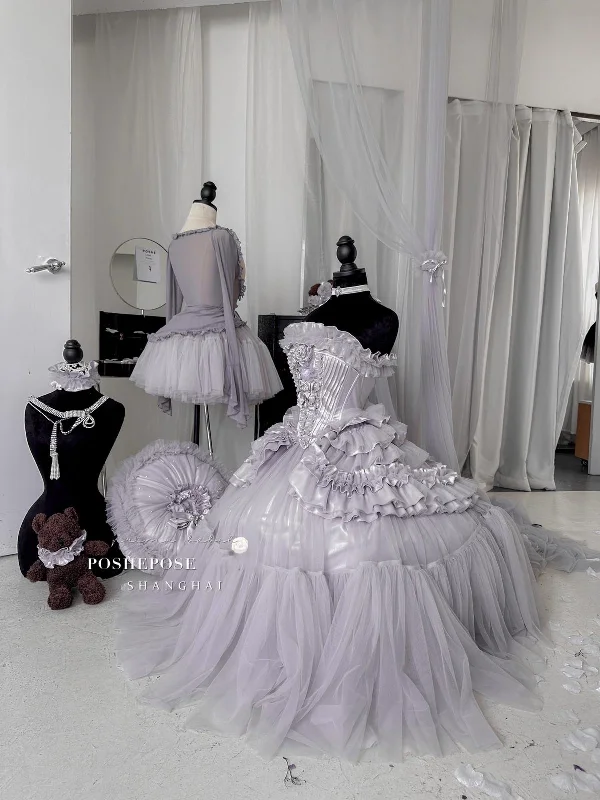 (BFM)POSHEPOSE~Victorian times with You~Elegant Gorgeous Lolita Dress for Summer Wear