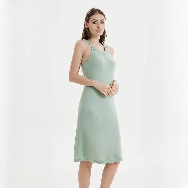 Elegant Silk Blend Halterneck Midi Dress Stylish Off-Shoulder Ruffle Dress