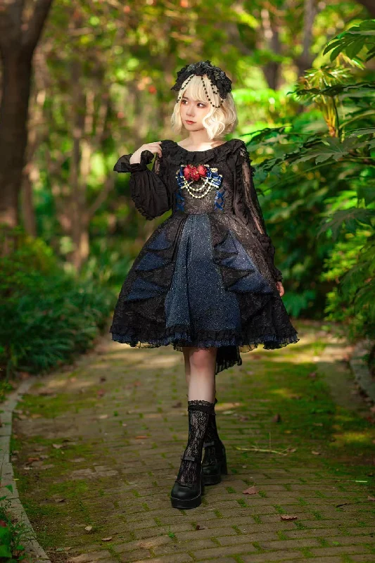 Infanta~Singer~ Lolita Plain Color JSK Dress
