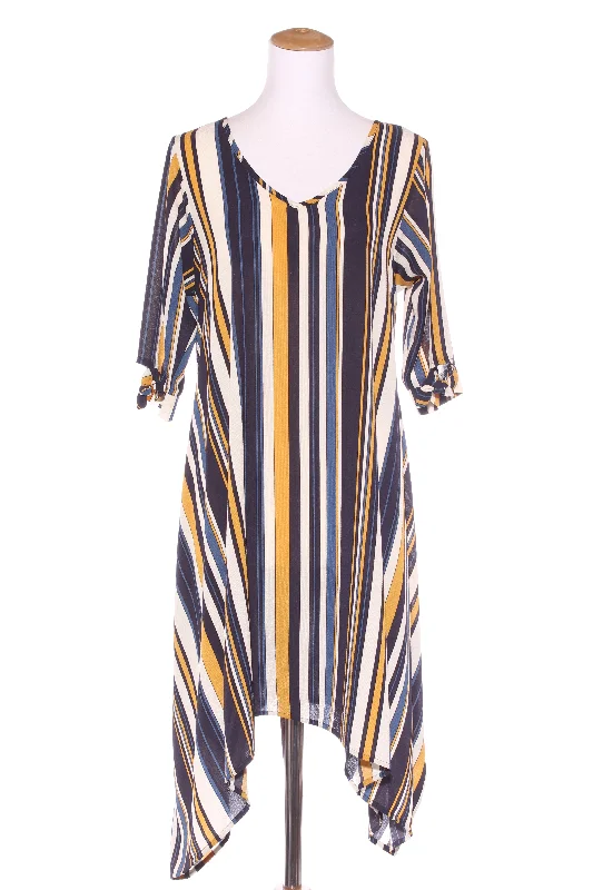 KILT - Reversible mustard stripe dress! 12