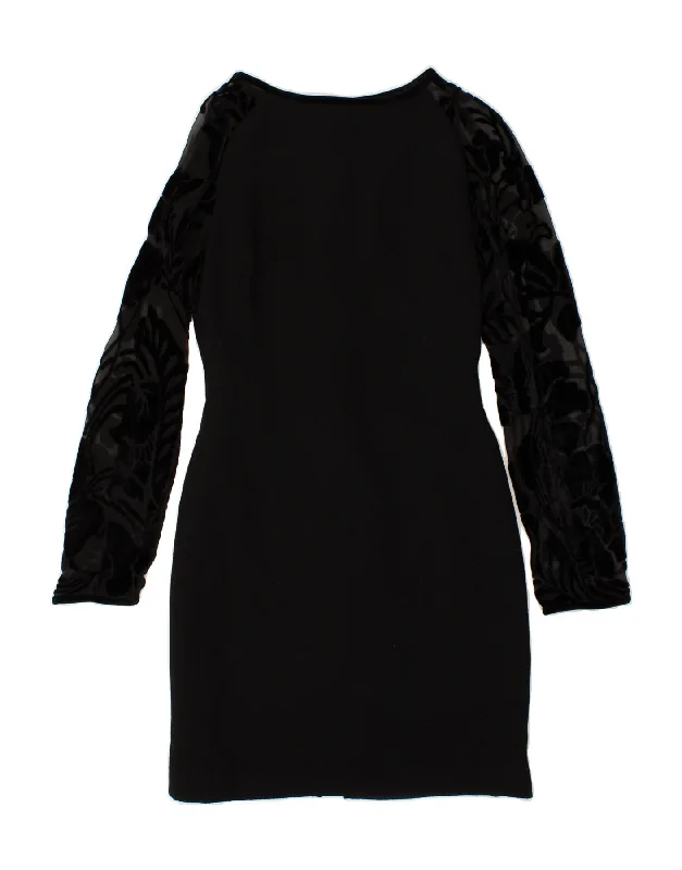 MAX MARA Womens Pianoforte Sheath Dress UK 10 Small  Black