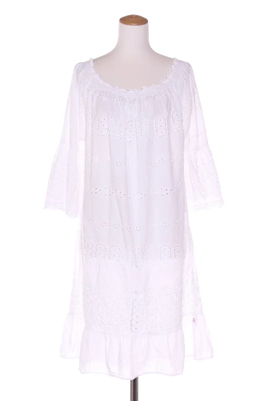 NAUDIC - Flare sleeve broiderie anglaise dress! 14