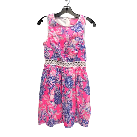 Pink & Purple Dress Designer Lilly Pulitzer, Size Xs