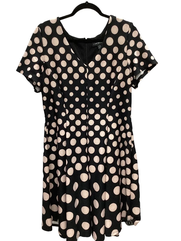 Polkadot Pattern Dress Work Lane Bryant, Size Xl