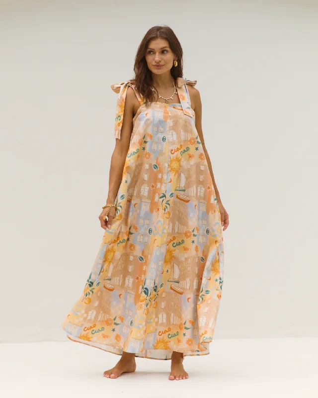 Alex Maxi Dress | Al Mare Elegant Boho Maxi Dress