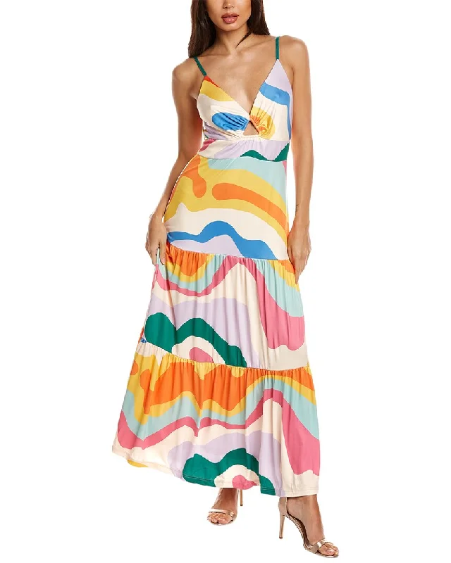 Hutch Laydan Maxi Dress Stylish Maxi Dress with Pleats