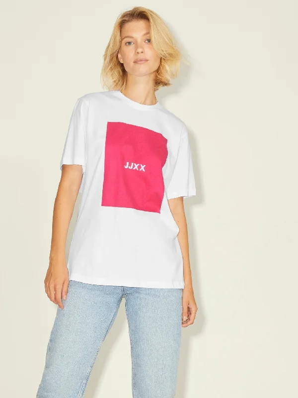 JJXX AMBER Tee -ROSE Front Pockets Side Pockets Patch Pockets