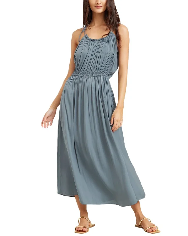 Modern Citizen Aileen Tie Shoulder Maxi Dress Fashionable Chiffon Tiered Maxi Dress