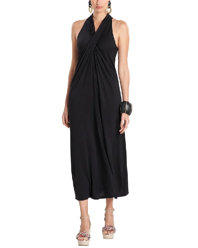 Natori Jersey Maxi Dress Comfortable Maxi Dress with Slits