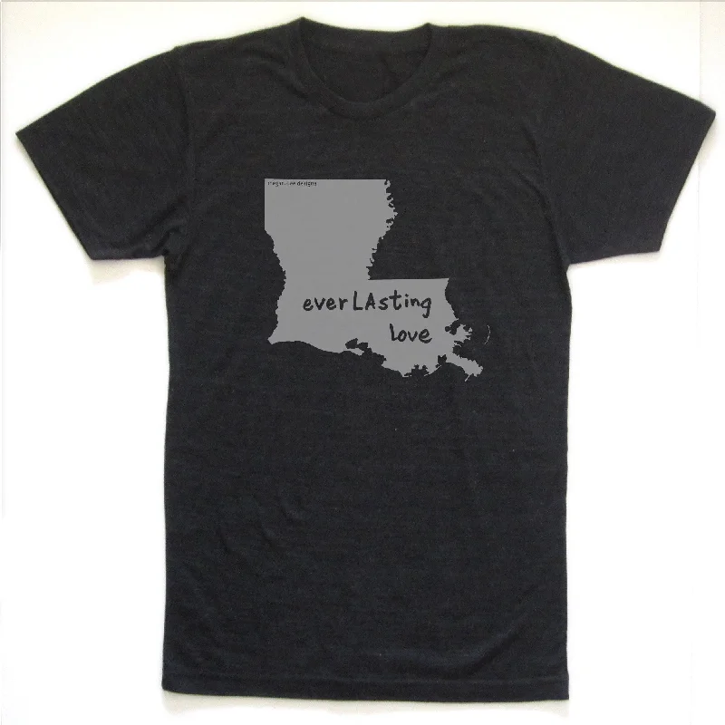 Ready to ship! SALE: Louisiana : everLAsting love unisex tri-blend tee Anti-Pilling Machine Wash Handmade Ready to ship! SALE: Louisiana : everLAsting love unisex tri-blend tee Anti-Pilling Machine Wash Handmade
