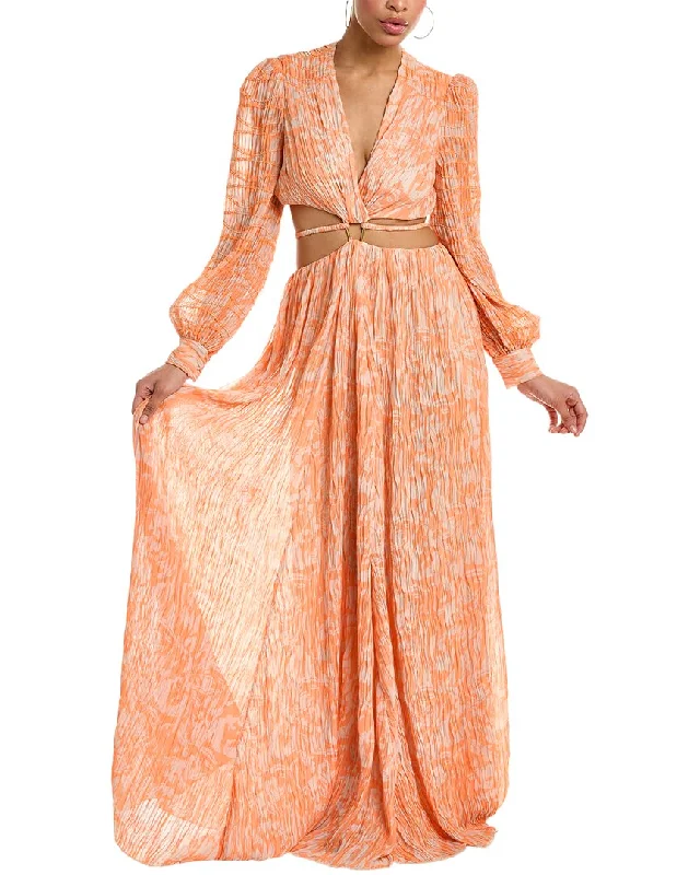 SIMKHAI Priya Maxi Dress Comfortable Bohemian Maxi Dress