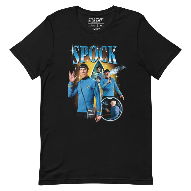 Star Trek: The Original Series Spock Heartthrob Unisex T-Shirt Sequined Glittery Shiny Star Trek: The Original Series Spock Heartthrob Unisex T-Shirt Sequined Glittery Shiny