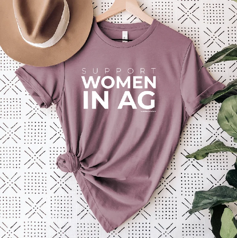 Support Women in AG White Ink T-Shirt (XS-4XL) - Multiple Colors! Zippered Buttoned Snapped Support Women in AG White Ink T-Shirt (XS-4XL) - Multiple Colors! Zippered Buttoned Snapped