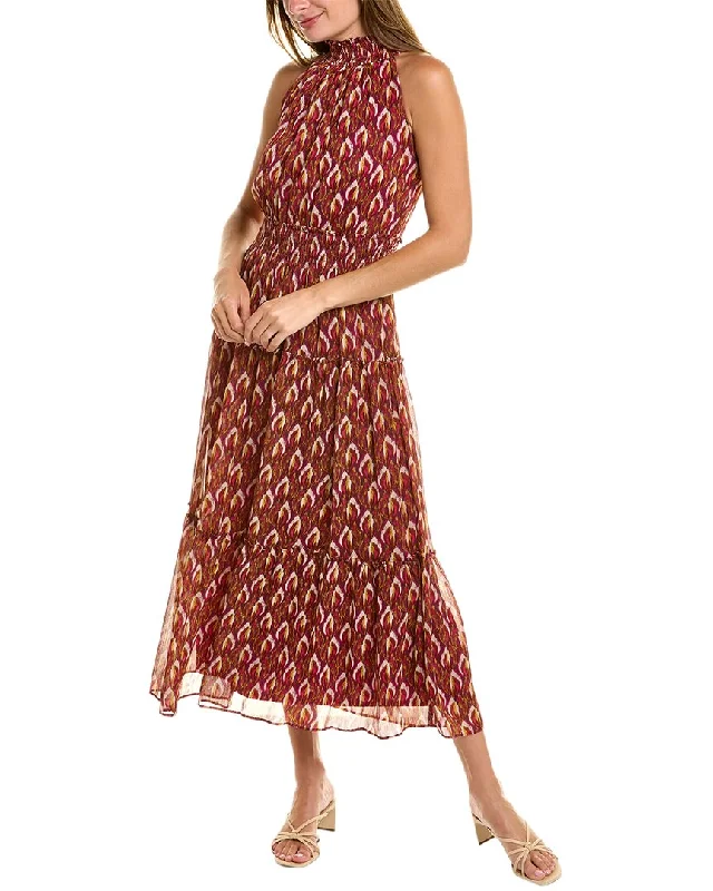 Taylor Chiffon Maxi Dress Trendy Maxi Dress with Bow