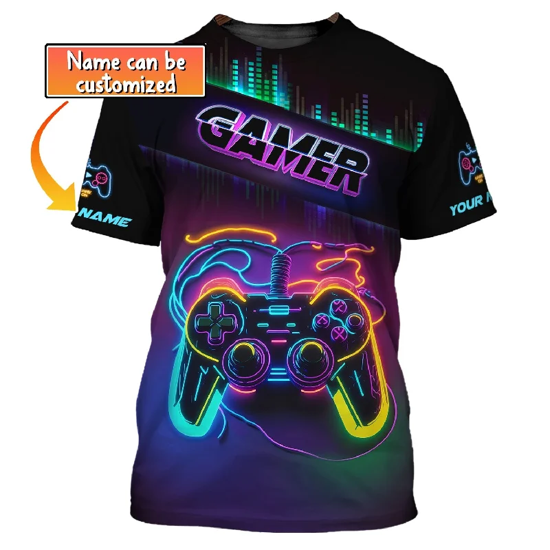 Unisex Shirt, Custom Name Shirt for Gamers, Gift for Game Lover, Gamer T-shirt Hoodie Sequined Glittery Shiny Unisex Shirt, Custom Name Shirt for Gamers, Gift for Game Lover, Gamer T-shirt Hoodie Sequined Glittery Shiny