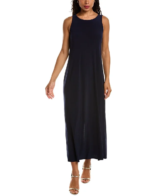 Vince Camuto Keyhole Back Maxi Dress Elegant Maxi Dress with Belt