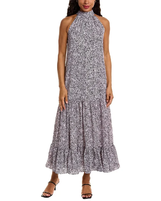 Vince Camuto Maxi Dress Trendy Button Front Maxi Dress