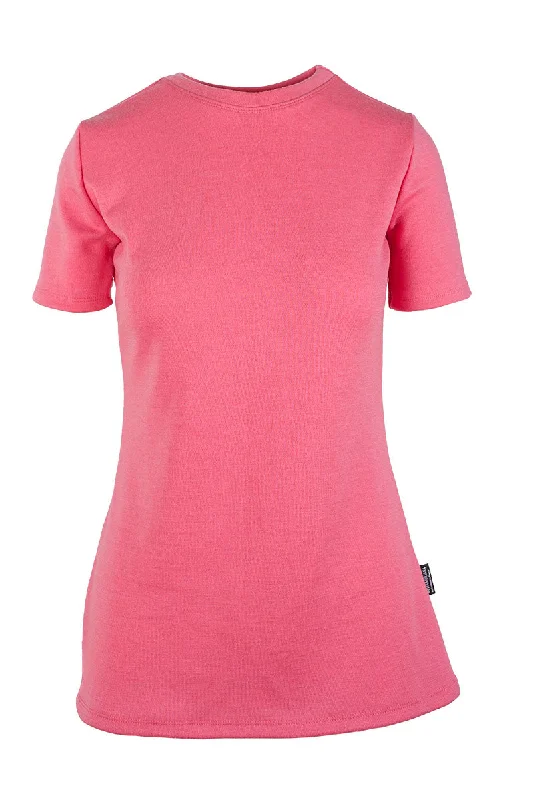 250 Women's Merino Short Sleeve T-Shirt First One - Whipped Cream Solid Print Embellished 250 Women's Merino Short Sleeve T-Shirt First One - Whipped Cream Solid Print Embellished