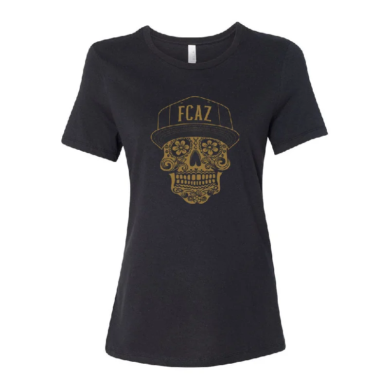 WOMEN'S SKULL Tee Anti-Pilling Machine Wash Handmade