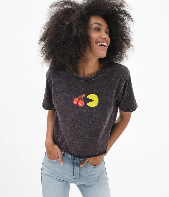 Aeropostale Pac-Man Washed Graphic Tee*** Casual Formal Business