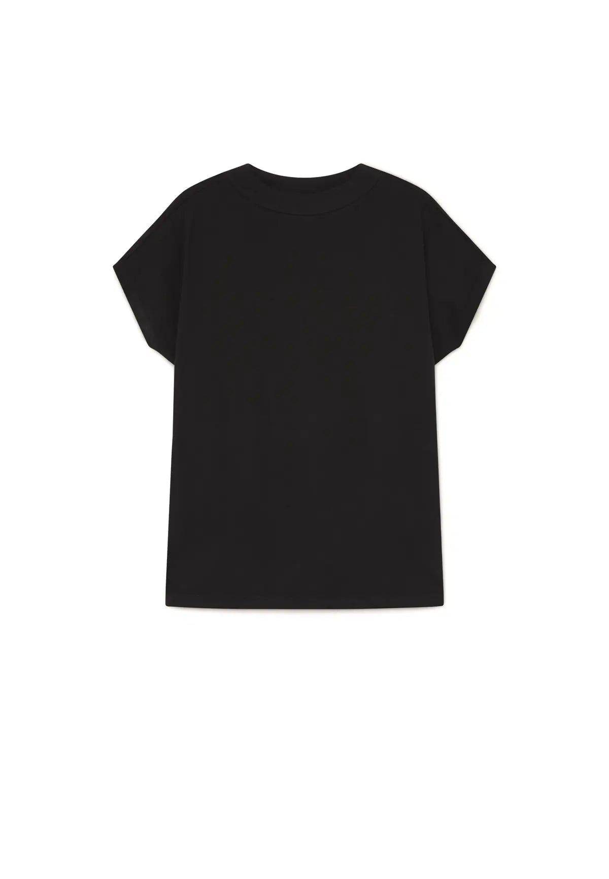 BASIC BLACK VOLTA T-SHIRT Houndstooth Herringbone Solid