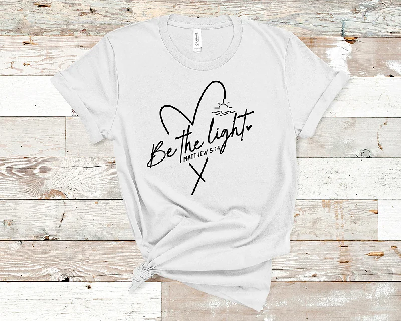 Be the light - Unisex t-shirt Seamless Knitted Crochet