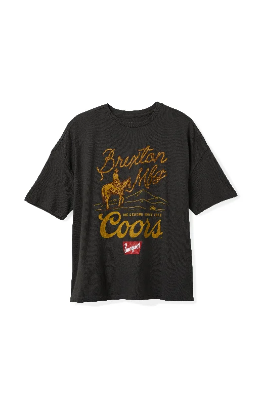 Coors Legends S/S Oversized Boyfriend Tee Fleece Fabric Down Fabric Feather Fabric