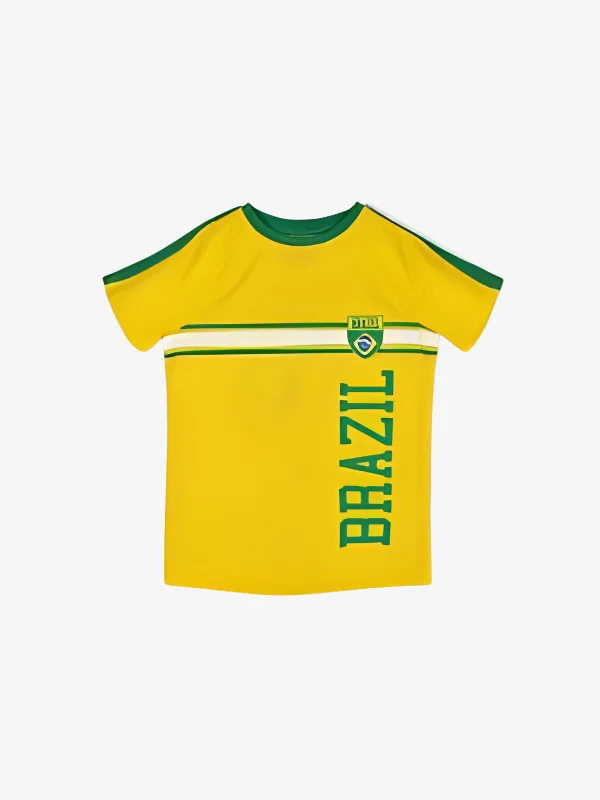 KG Retro Brazil T-Shirt Boxy Fit Fitted Loose