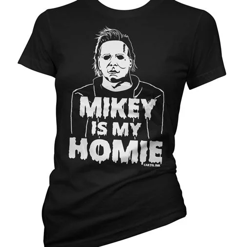 Mikey is my Homie Women's T-Shirt Fleece Fabric Down Fabric Feather Fabric