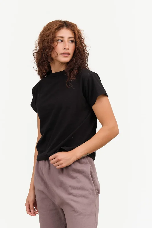 Hi'aka T-Shirt in Anthracite Anti-Shrink Durable Soft