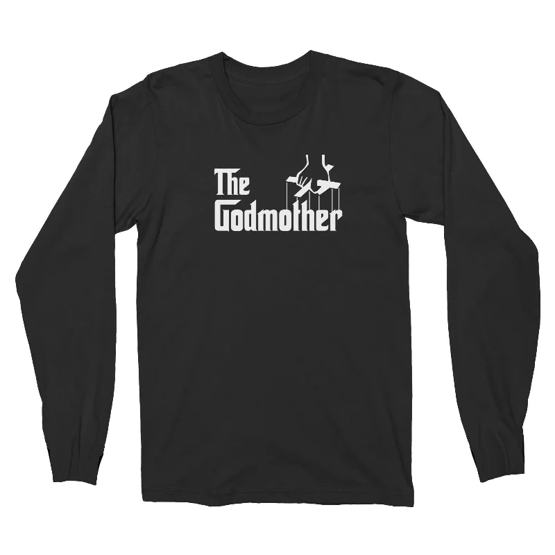 The Godmother Long Sleeve Unisex T-Shirt Godfather Matching Family Anti-Pilling Machine Wash Handmade