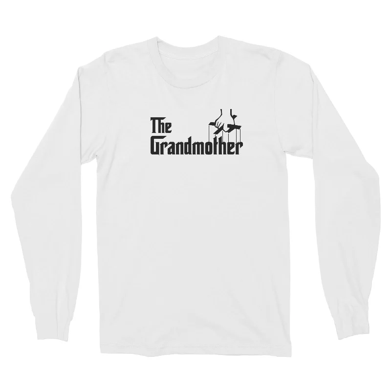 The Grandmother Long Sleeve Unisex T-Shirt Godfather Matching Family Handmade Hand-knitted Hand-woven