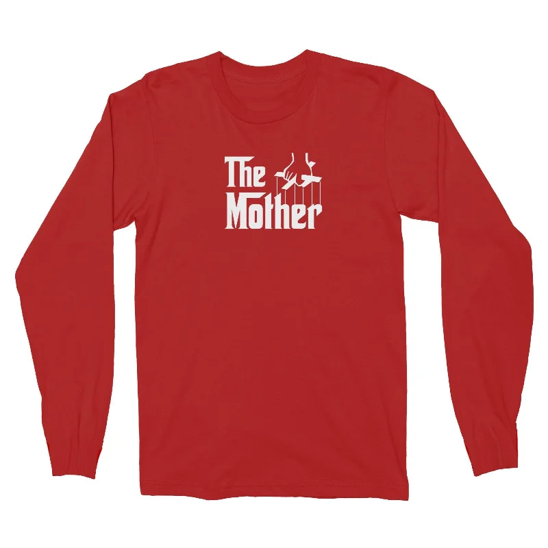 The Mother Long Sleeve Unisex T-Shirt Godfather Matching Family Hooded Caped Shawl Collar