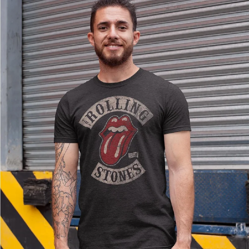 The Rolling Stones Tour 1978 Unisex T-Shirt Print Jacquard Patchwork