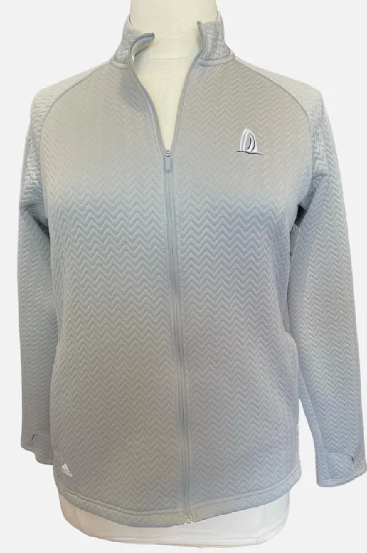 Adidas Gray Full-Zip Textured Golf Jacket w/ Logo Size XL MSP$70 Jersey Jacket Tulle Jacket Batik Jacket Adidas Gray Full-Zip Textured Golf Jacket w/ Logo Size XL MSP$70 Jersey Jacket Tulle Jacket Batik Jacket