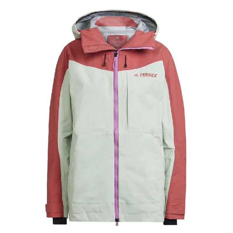 adidas - Women's Terrex 3L Post-Consumer Nylon Jacket (HC7726) Welt Pockets Slit Pockets Flap Pockets adidas - Women's Terrex 3L Post-Consumer Nylon Jacket (HC7726) Welt Pockets Slit Pockets Flap Pockets