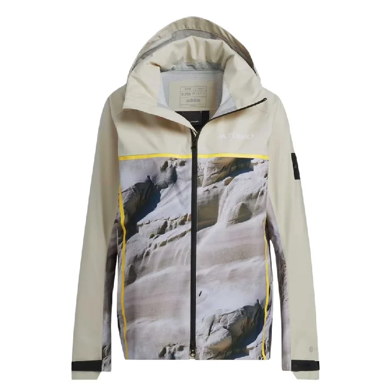 adidas - Women's Terrex National Geographic Rain.Rdy Jacket (IC1992) Satin Jacket Silk Jacket Chiffon Jacket adidas - Women's Terrex National Geographic Rain.Rdy Jacket (IC1992) Satin Jacket Silk Jacket Chiffon Jacket