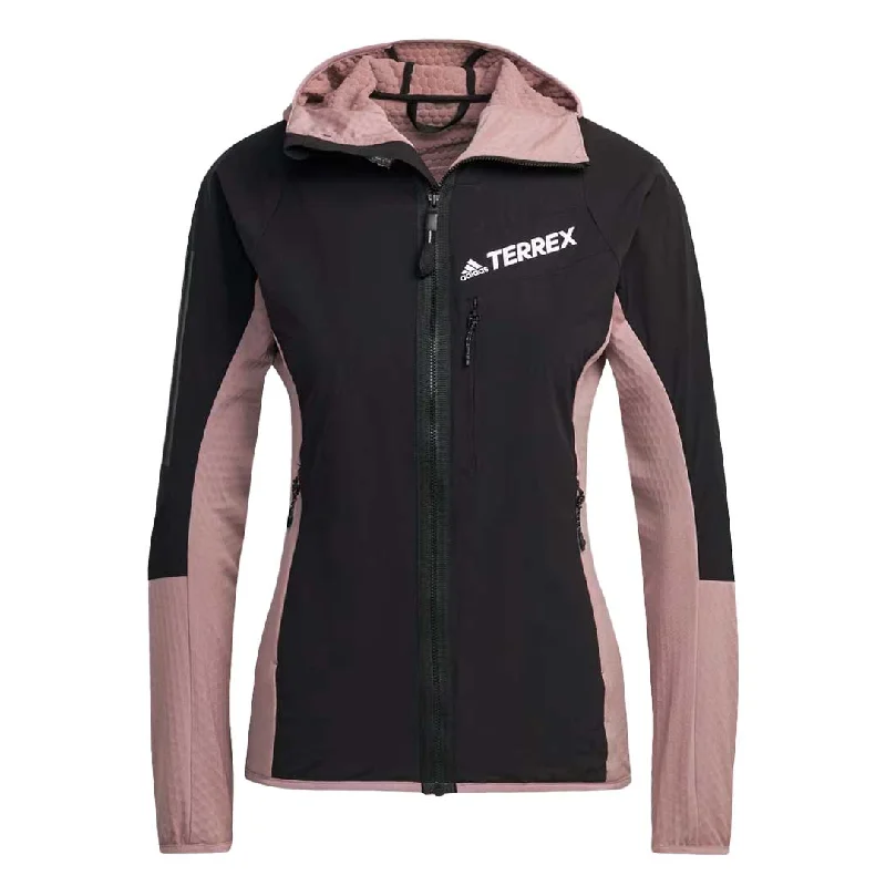 adidas - Women's Terrex Techrock Flooce Wind Hooded Jacket (HF8852) Cotton Jacket Linen Jacket Terry Jacket adidas - Women's Terrex Techrock Flooce Wind Hooded Jacket (HF8852) Cotton Jacket Linen Jacket Terry Jacket