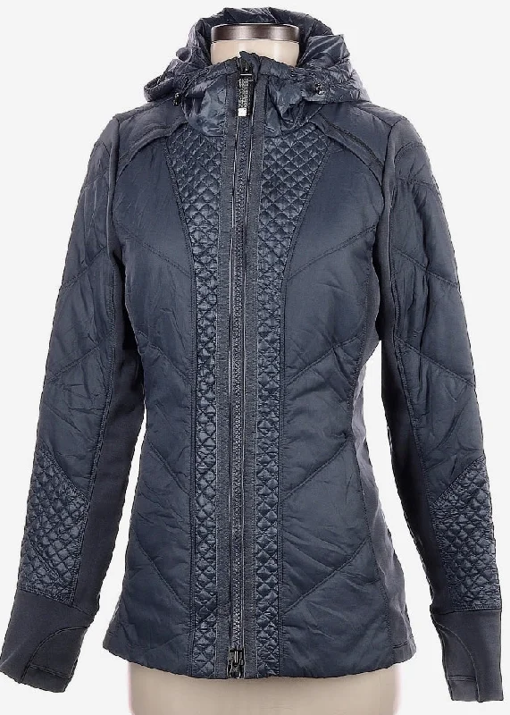 Athleta Slate Blue Rock Ridge Primaloft Hooded Performance Jacket Size XXS MSP$170 Denim Jacket Leather Jacket Suede Jacket Athleta Slate Blue Rock Ridge Primaloft Hooded Performance Jacket Size XXS MSP$170 Denim Jacket Leather Jacket Suede Jacket