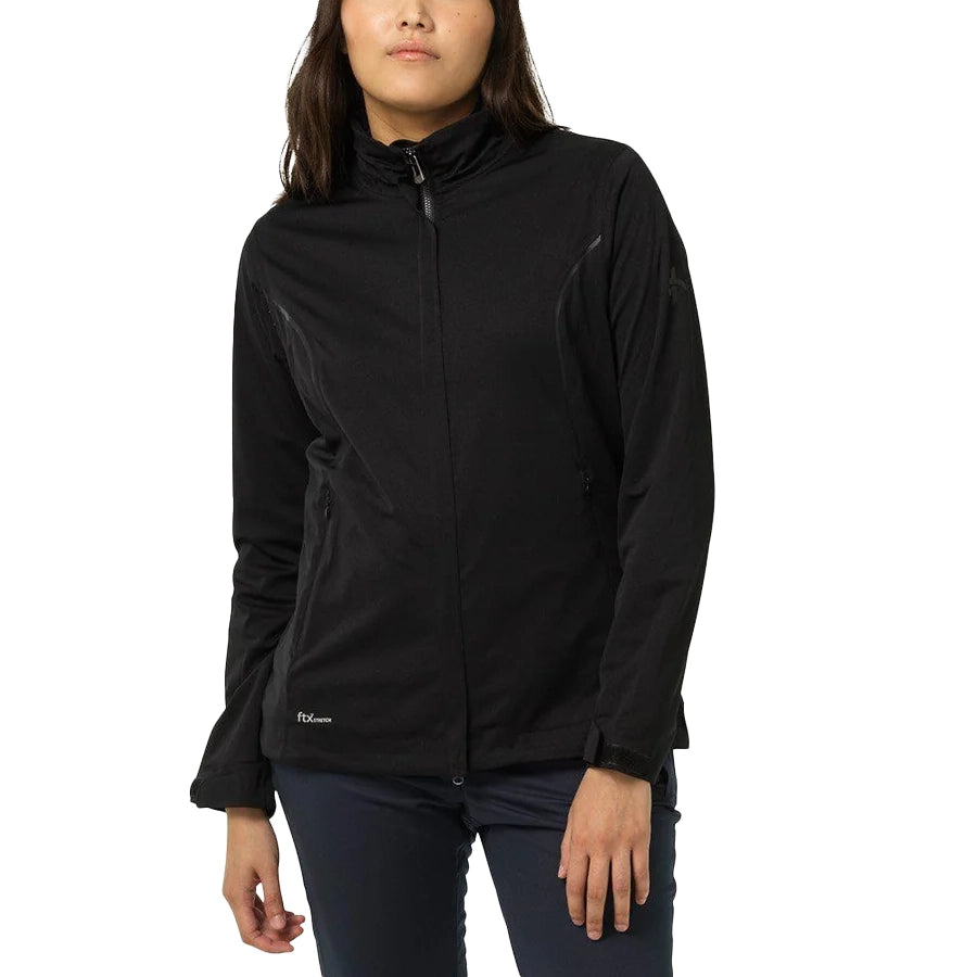 Cross Women's Pro Waterproof Rain Golf Jacket - Black Jacket Blazer Coat