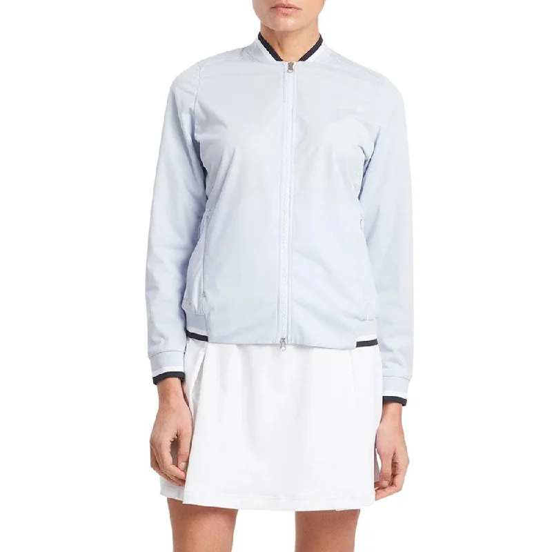 Cross Women's Storm Golf Jacket - Xenon Blue Satin Jacket Silk Jacket Chiffon Jacket Cross Women's Storm Golf Jacket - Xenon Blue Satin Jacket Silk Jacket Chiffon Jacket