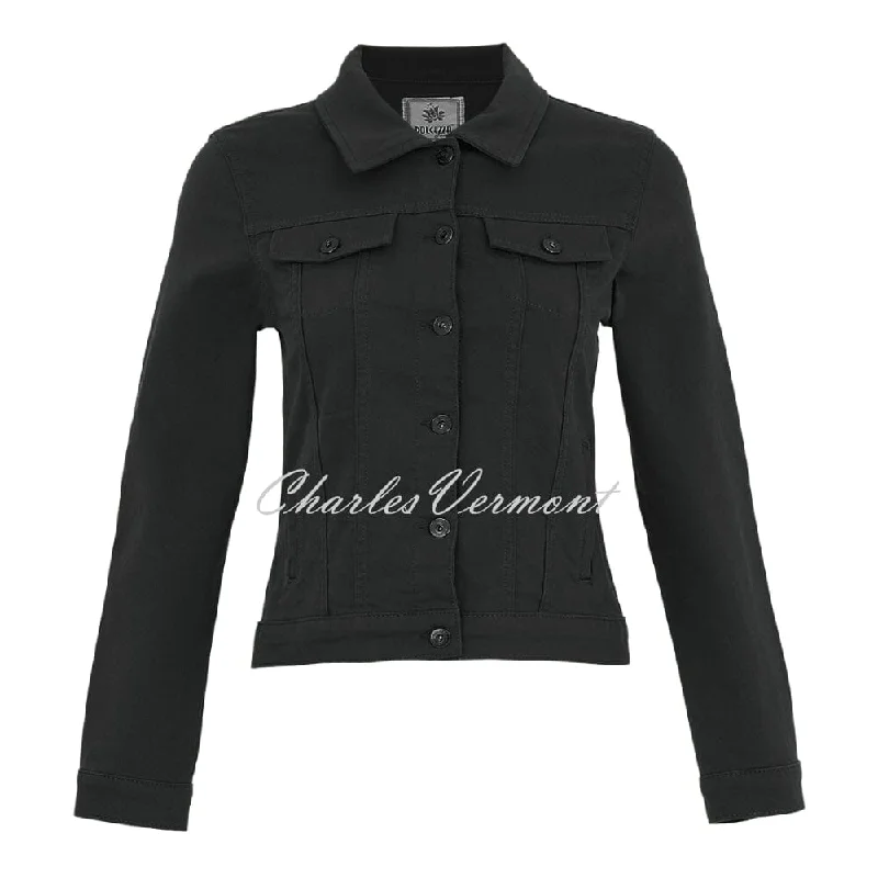 Dolcezza 'Back To Basic' Jacket - Style 74410 (Black) Striped Jacket Polka Dot Jacket Floral Jacket Dolcezza 'Back To Basic' Jacket - Style 74410 (Black) Striped Jacket Polka Dot Jacket Floral Jacket